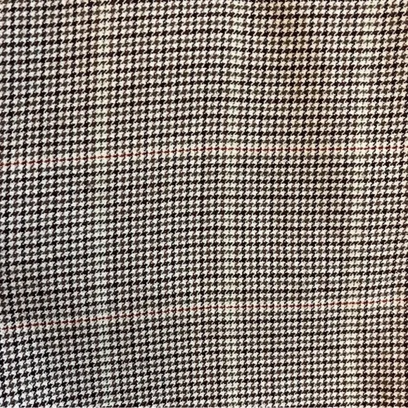 Talbots Signature Flare Wool Window Pane Plaid Wide Leg Trousers - Picture 11 of 14